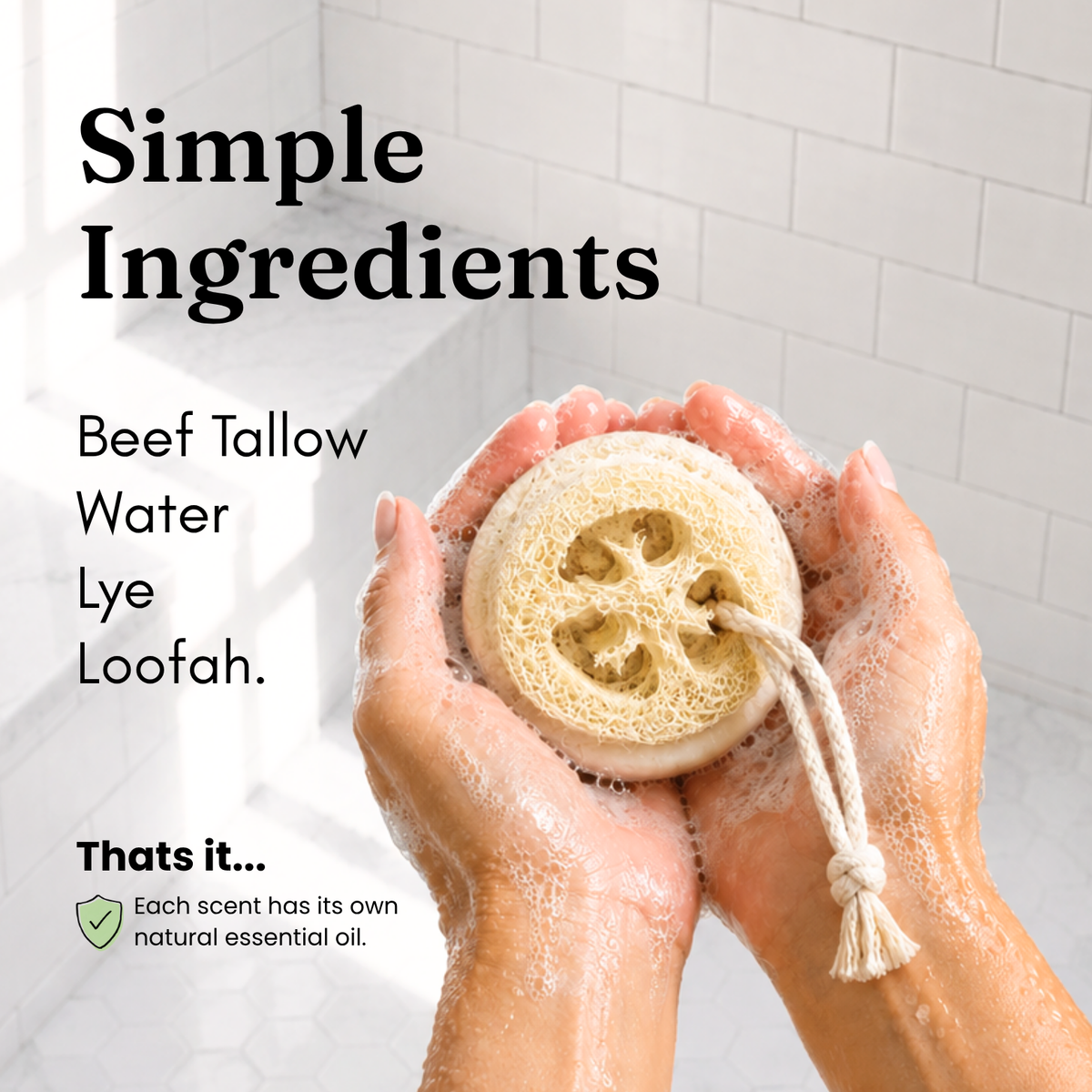 Loofah Soap Bar