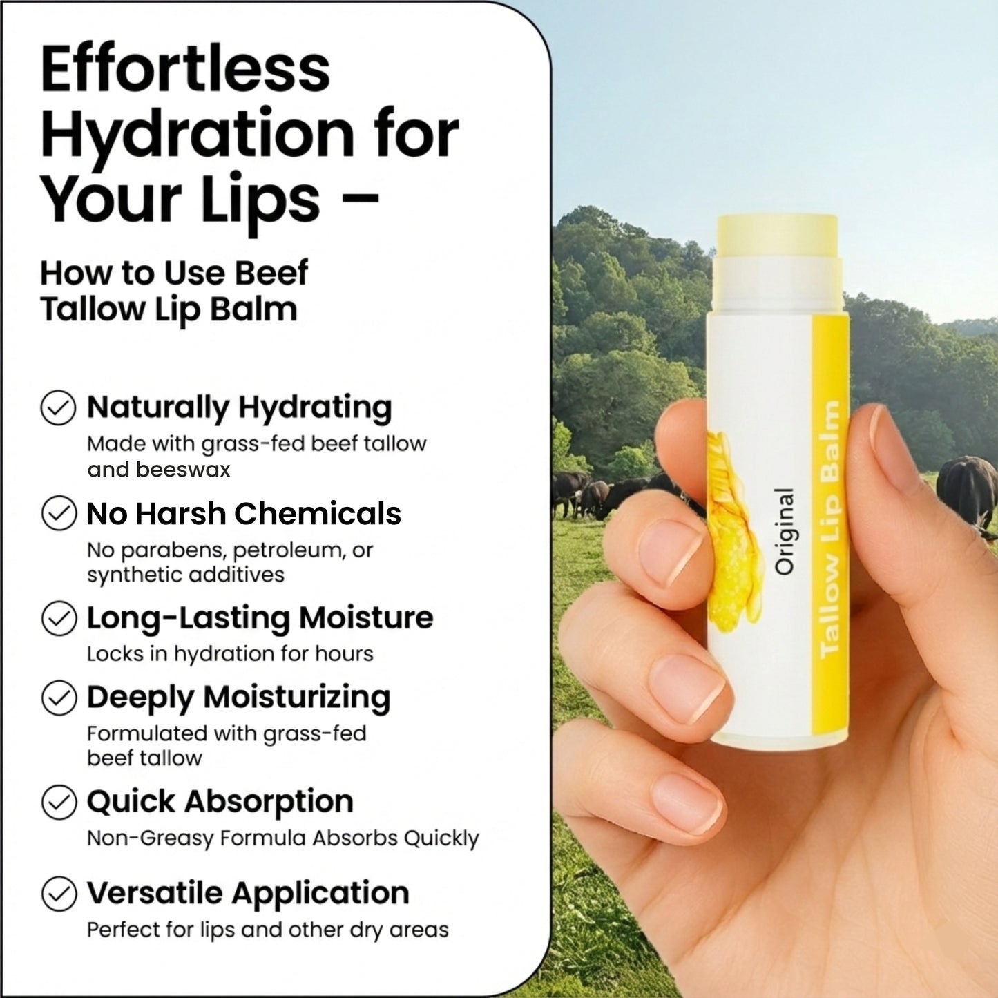 Tallow Lip Balm