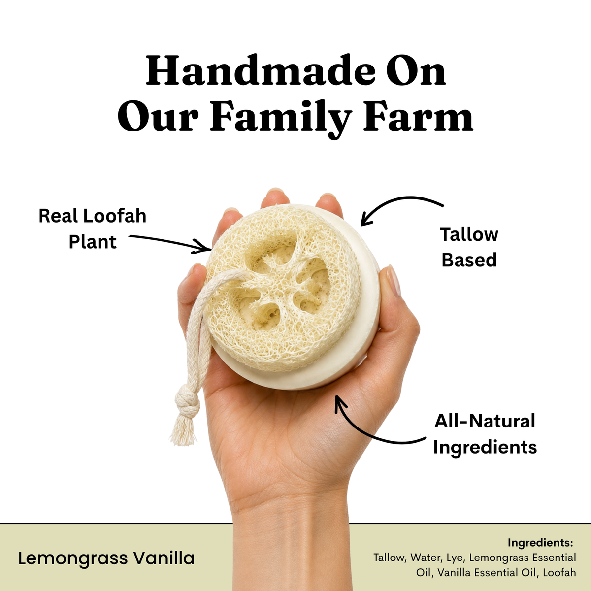 Loofah Soap Bar