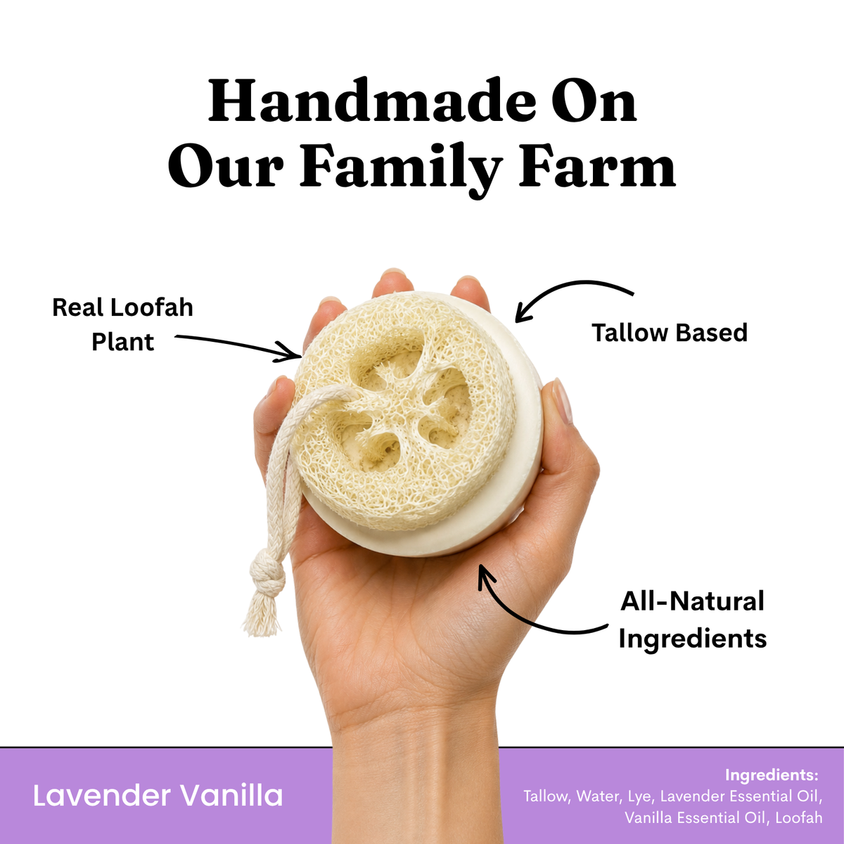 Loofah Soap Bar